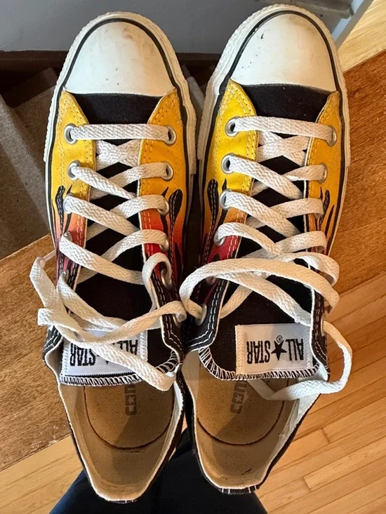 Converse All Star Vintage Flame Low Sneakers - Picture 6 of 8